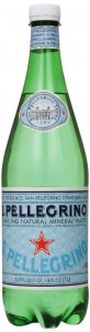 A bottle of San Pellegrino Mineral Water