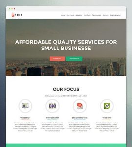 Zerif Lite WordPress Theme