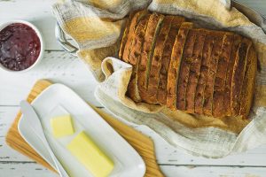 Canyon Bakehouse bread with butter