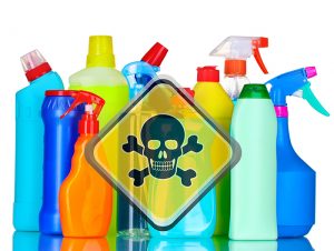 cleaning products with dangerous chemicals