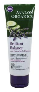 Avalon Organics Brilliant Balance with Lavender and Probiotics enzyme scrub