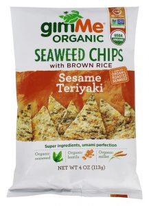 Gimme Chips: Organic Seaweed Chips with Sesame Teriyaki