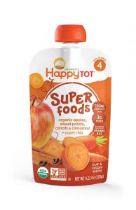 Happy Tot Organic Superfoods Sweet Potato, Apple Carrot Cinnamon