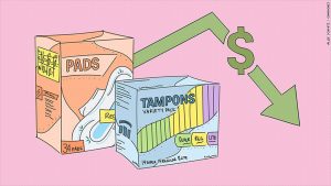 cost of feminine products