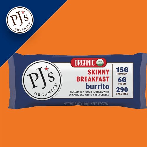 PJ's Organics Skinny Breakfast Burrito