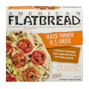 American Flatbread Roasted Tomato and 5 Cheese frozen pizza