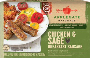 Applegate Naturals Chicken and Sage Breakfast Sausage 