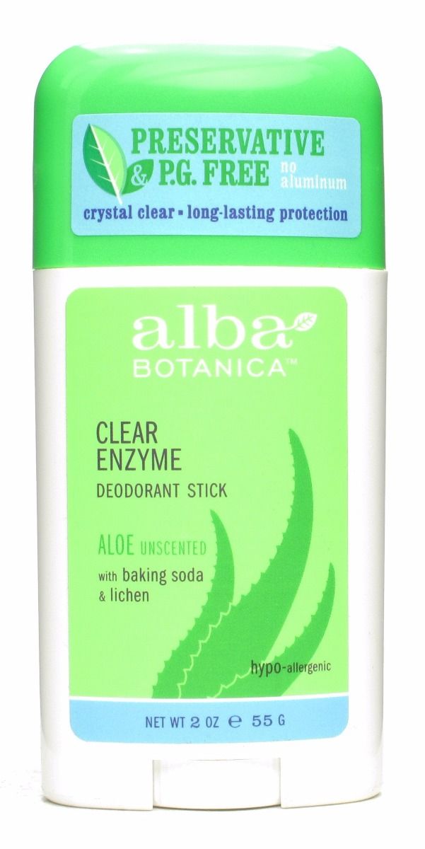 Alba Botanica Clear Enzyme Deodorant Stick for Unisex