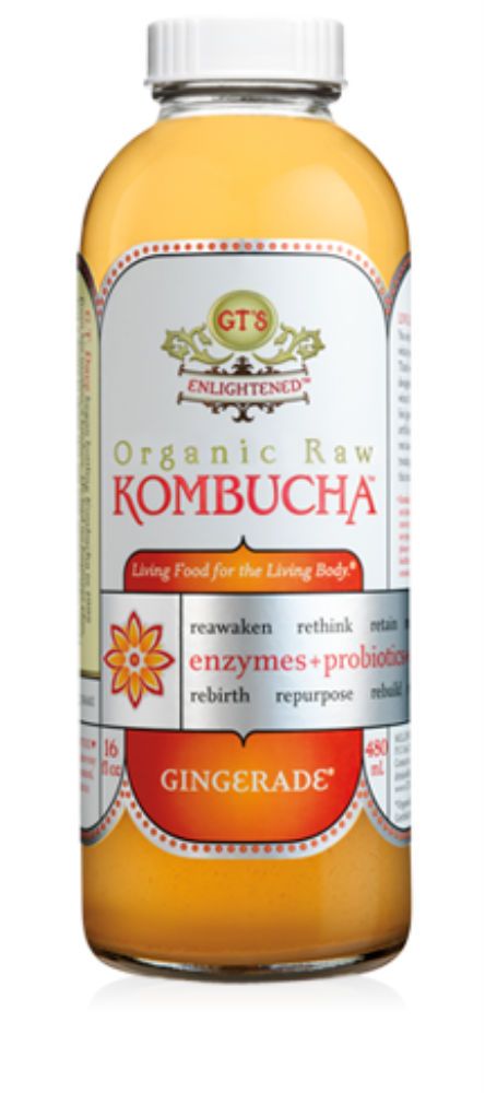 GTs Enlightened Organic Raw Kombucha Gingerade