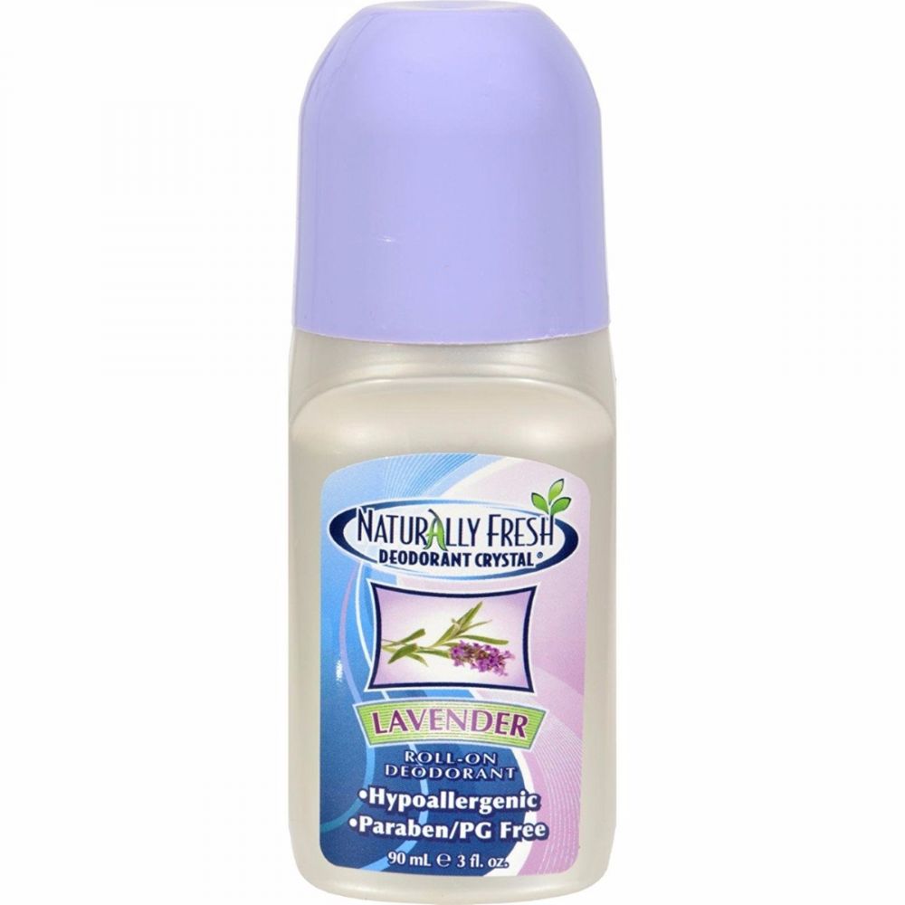 Naturally Fresh Deodorant Crystal Roll-On Lavender 3 oz