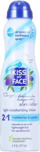 Kiss My Face spray on lotion