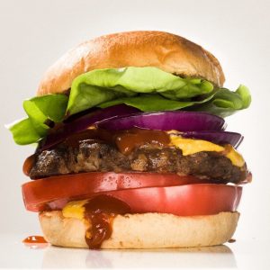 Beyond Meat Beast Burger. This tasty, juicy burger doesn't contain any beef! It's a vegan beef alternative.