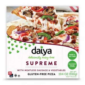 Daiya Supreme Frozen Pizza (Vegan and gluten-free)