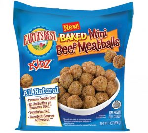 Earth's Best Baked Mini Beef Meatballs 