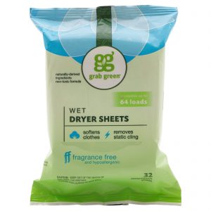 Grab Green dryer sheets