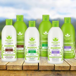 Nature's Gate Instagram post (@naturesgateofficial) shampoo and conditioner