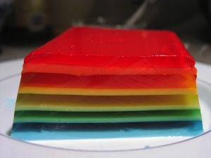rainbow gelatin
