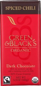 Green and Black's Organic Spiced Chili Chocolate