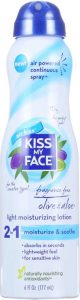 Kiss My Face spray-on lotion