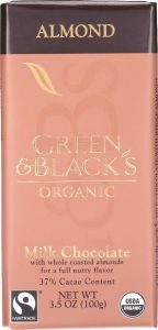 Green and Black's Organic Milk Chocolate with Almond 
