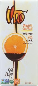 Theo Dark Chocolate with Orange Essential Oil