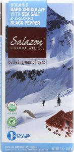 Salazon Organic Dark Chocolate with Sea Salt and Black Pepper
