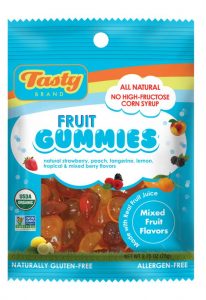 Tasty Brand Organic Fruit Gummies: Mixed Fruit 