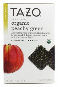 Tazo Organic Peachy Green tea 
