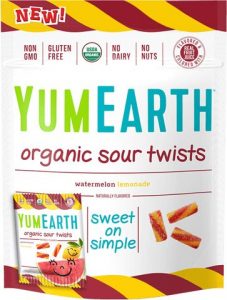 YumEarth Organic Sour Twists. Selling natural and organic candy like this kind will set you apart.