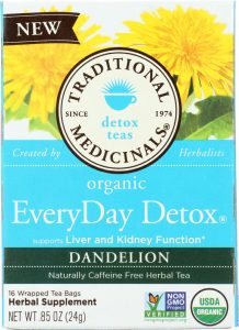 traditional medicinals everyday detox dandelion tea