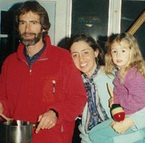 The Berliners, founders and owners of Amy's, with their daughter Amy.