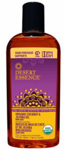 Desert Essence Organic Coconut and Jojoba Oil