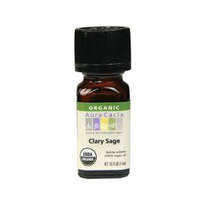 Aura Cacia Organic Clary Sage Essential Oil 0.25 fl. oz