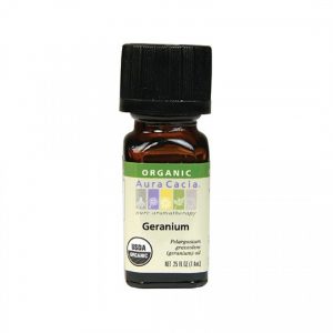 Aura Cacia Organic Geranium Essential Oil 0.25 fl. oz.