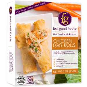 Feel Good Foods gluten free chicken egg rolls