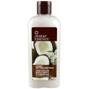Desert Essence coconut soft curls hair cream