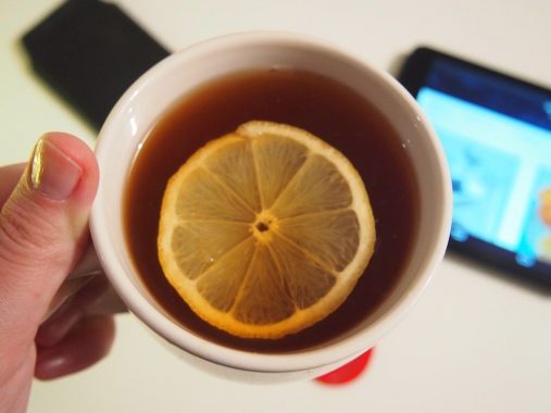 tea with lemon