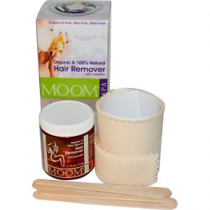 Moom hair removal kit with lavender