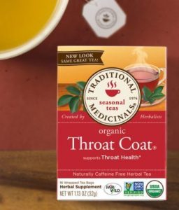 Traditional Medicinals Organic Throat Coat Tea 
