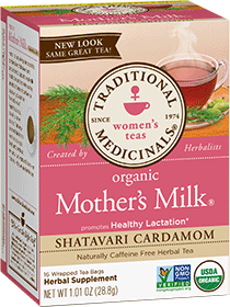 Traditional Medicinals Organic Mother's Milk Shatavari Cardamom Tea 