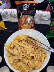 Wicked Crisps Sweet Potato Souffle at Expo West 2018