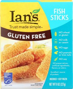 Ian's Allergy-Friendly Gluten-free fish sticks 