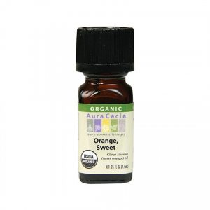 Aura Cacia Organic Sweet Orange Essential Oil 0.25 fl. oz.