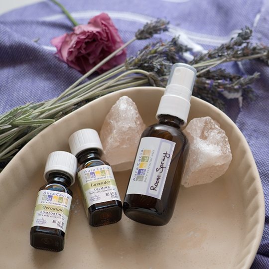 Aura Cacia Room Spray with Lavender and Geranium Essential Oils