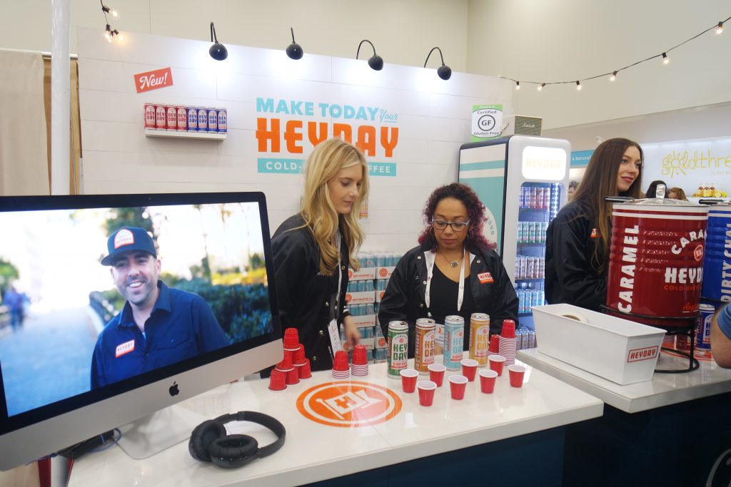 Kelly Driscoll, President and Founder of HeyDay Coffee, on the Left.
