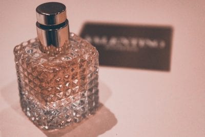 Bottle of perfume.
