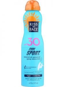 KISS MY FACE Cool Sport Mineral Lotion Spray Sunscreen