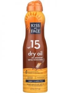 KISS MY FACE Dry Oil Spf15 Spray Sunscreen