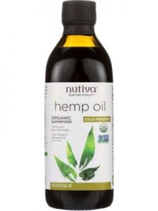 Nutiva Cold Pressed Organic Hemp Oil