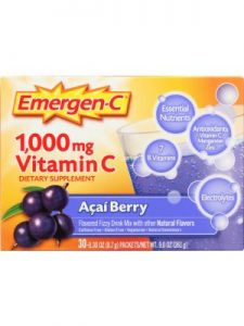 EMERGEN-C 1000 mg Vitamin C Acai Berry 30 Packets